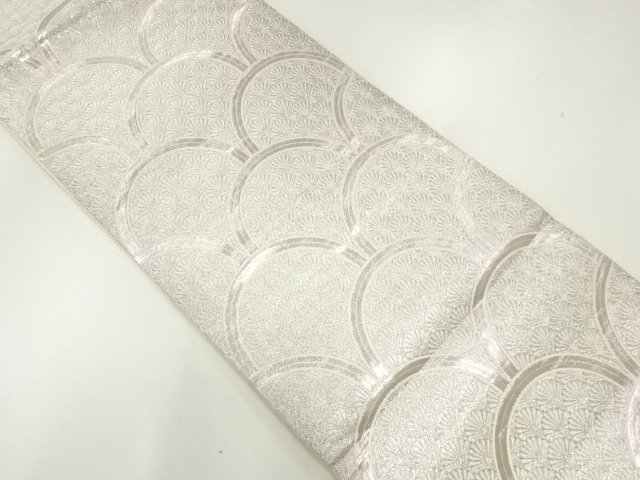 JAPANESE KIMONO / FUKURO OBI / WOVEN SEIGAIHA 